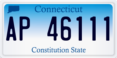 CT license plate AP46111