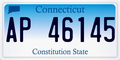 CT license plate AP46145