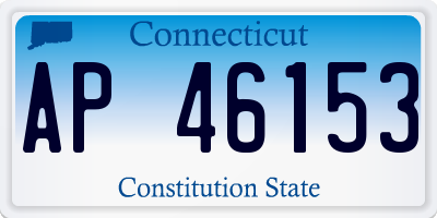 CT license plate AP46153