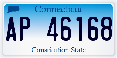 CT license plate AP46168