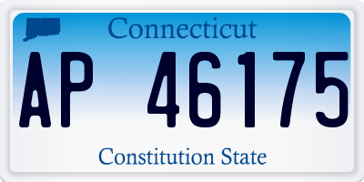 CT license plate AP46175