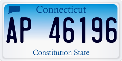CT license plate AP46196