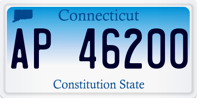 CT license plate AP46200