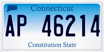 CT license plate AP46214