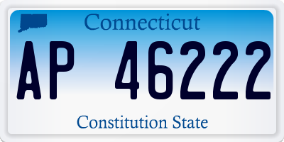 CT license plate AP46222