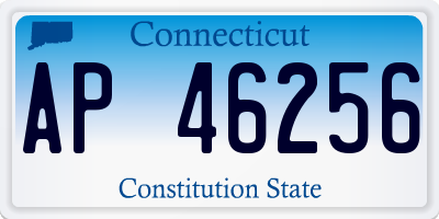 CT license plate AP46256