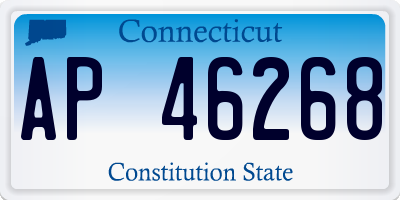 CT license plate AP46268