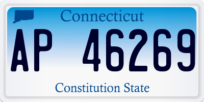 CT license plate AP46269