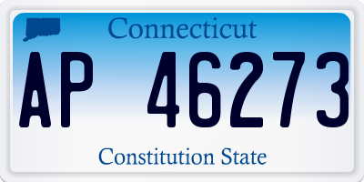 CT license plate AP46273