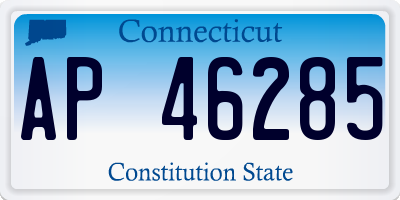 CT license plate AP46285