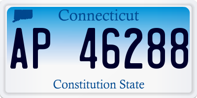 CT license plate AP46288