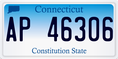 CT license plate AP46306