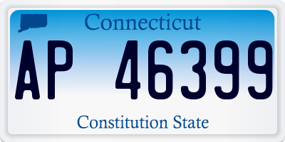 CT license plate AP46399