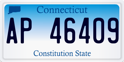 CT license plate AP46409