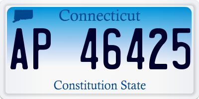 CT license plate AP46425