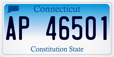 CT license plate AP46501