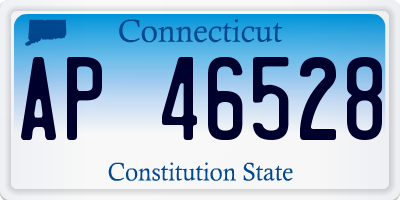 CT license plate AP46528