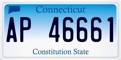 CT license plate AP46661