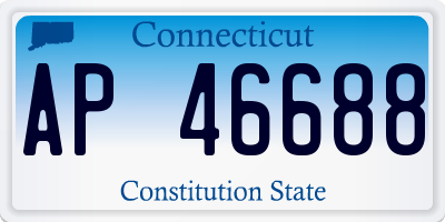 CT license plate AP46688