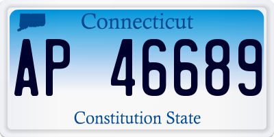 CT license plate AP46689