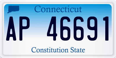 CT license plate AP46691