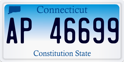 CT license plate AP46699
