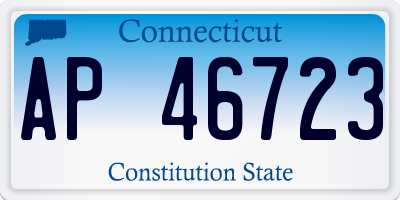 CT license plate AP46723