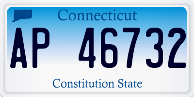CT license plate AP46732