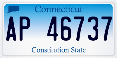 CT license plate AP46737