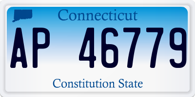 CT license plate AP46779