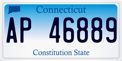 CT license plate AP46889