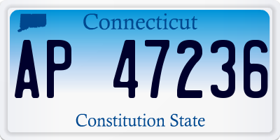 CT license plate AP47236