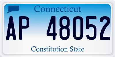 CT license plate AP48052