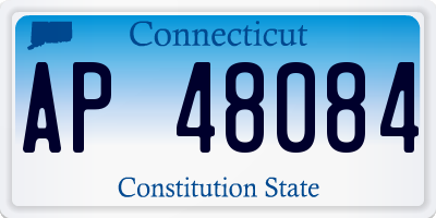 CT license plate AP48084