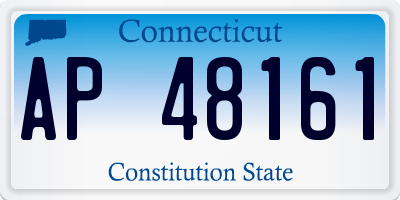 CT license plate AP48161