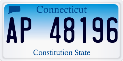 CT license plate AP48196