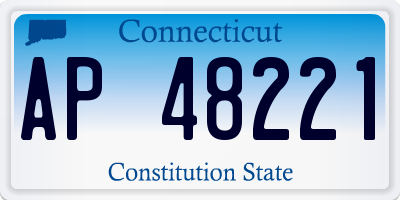 CT license plate AP48221