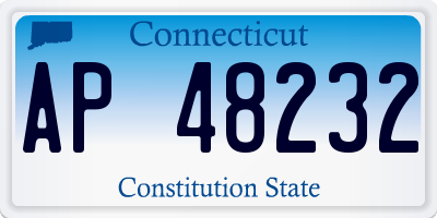 CT license plate AP48232