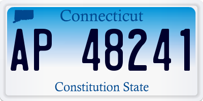 CT license plate AP48241
