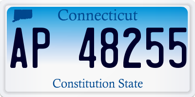 CT license plate AP48255