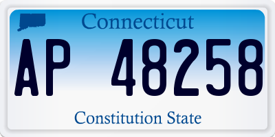 CT license plate AP48258