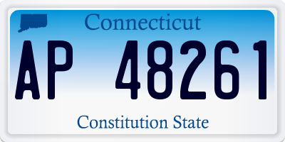 CT license plate AP48261