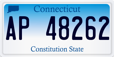 CT license plate AP48262