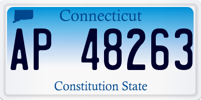 CT license plate AP48263