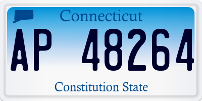 CT license plate AP48264