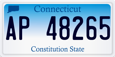 CT license plate AP48265