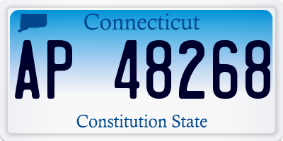 CT license plate AP48268