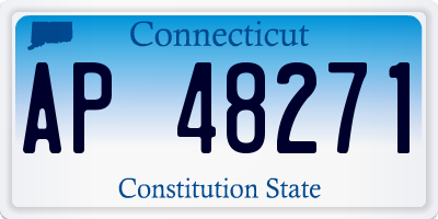 CT license plate AP48271