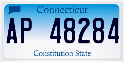 CT license plate AP48284