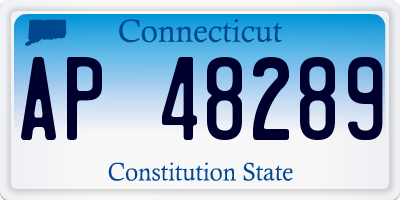 CT license plate AP48289